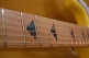 Close-up of Maple Neck with Abalone Cloud Inlay